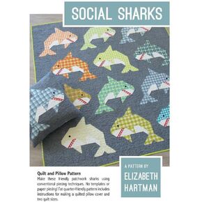 Elizabeth Hartman Social Sharks Pattern