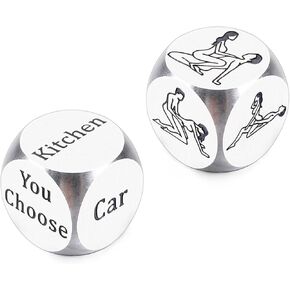 Stocking Stuffers for Women Men Boyfriend Girlfriend Gag Gifts for Women Men Funny Date Night Dice Christmas Anniversary Wedding Gifts for Her Him Husband Engagement Valentines Gifts for Boyfriend