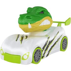Knuckle Headz Head Poppin' Quick Shot Pull Back Crash Derby Race Car - Rex The Dinosaur