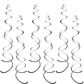 30 Pieces Gold Hanging Swirl Decorations Sparkle Golden Plastic Streamers Ceiling Decorations Wedding Bachelorette Baby Shower Birthday Party Anniversary Graduation Christmas New Year Decorations