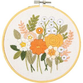 DIAMOND DOTZ Kits - Embroidery Mountain Lake: Relax and Create with This Embroidery Kit for Beginners, Perfect Embroidery Kits for Adults Seeking a Fun, Scenic Craft Project