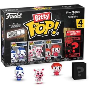Funko Bitty Pop!: Five Nights at Freddy's Mini Collectible Toys 4-Pack - Ballora, Funtime Foxy, Baby & Mystery Chase Figure (Styles May Vary)