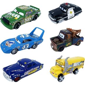 7PCS Metal Car Toy Set, 1:55 Scale Diecast Mini Vehicles, Portable & Collectible Model Cars for Kids 3 for Boys and Girls