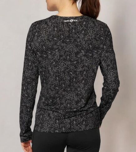 Hang Ten Womens Long Sleeve Rashguard (Caribbean Sea in Kuwait