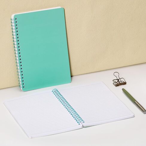 Spiral Notebook - Lined Journal Notebooks, 8.3'' x 6'', Classic Notebook with Thick Paper in Saudi Arabia