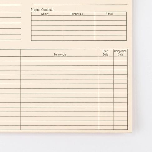 Smead Project File Jackets, 25 Count, Manila, Reinforced Straight-Cut Tabs, Preprinted Front, Back and Tab, 2" Expansion, Letter Size (75621) in Saudi Arabia