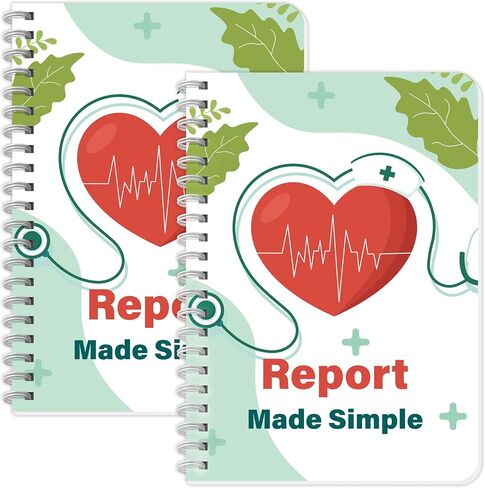 2Pcs Nurse report sheet notebook Nurse essentials notebooks Nursing handoff report notebook for Organizing notes Giving report Nurse appreciation gifts Student clinical supplies 8.27 x 5.9inch in Saudi Arabia