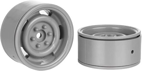 Plastic 1.9 Inch Beadlock Wheel Rim for SCX10 TRX4 VS4-10 Gen8 Tamiya CC01 D90 D110 1:10 RC Crawler Car (Black) in Saudi Arabia