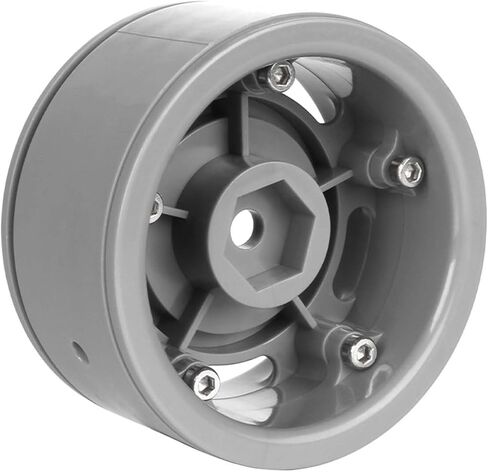 Plastic 1.9 Inch Beadlock Wheel Rim for SCX10 TRX4 VS4-10 Gen8 Tamiya CC01 D90 D110 1:10 RC Crawler Car (Black) in Saudi Arabia