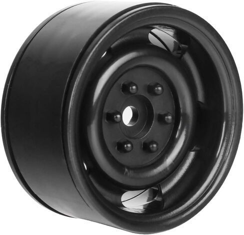 Plastic 1.9 Inch Beadlock Wheel Rim for SCX10 TRX4 VS4-10 Gen8 Tamiya CC01 D90 D110 1:10 RC Crawler Car (Black) in Saudi Arabia