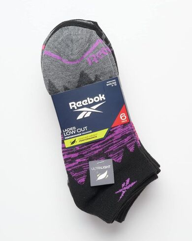 Reebok Women's Athletic Socks - Performance Low Cut Socks (6 Pack) in Saudi Arabia