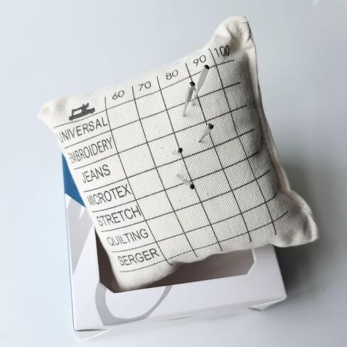 HONEYSEW Needle Sorting Pincushion – Sewing Pin Holder Pin Cushion Organizes Sewing Machine Needles for Fast, Easy Identification – Sorts 5 Sizes and 7 Types of Universal and Embroidery Needles in Saudi Arabia