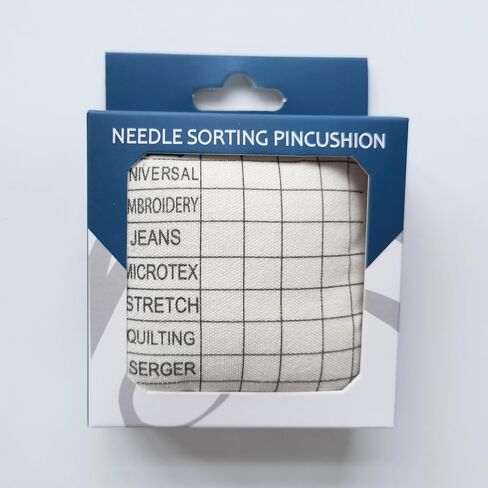 HONEYSEW Needle Sorting Pincushion – Sewing Pin Holder Pin Cushion Organizes Sewing Machine Needles for Fast, Easy Identification – Sorts 5 Sizes and 7 Types of Universal and Embroidery Needles in Saudi Arabia