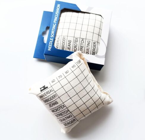 HONEYSEW Needle Sorting Pincushion – Sewing Pin Holder Pin Cushion Organizes Sewing Machine Needles for Fast, Easy Identification – Sorts 5 Sizes and 7 Types of Universal and Embroidery Needles in Saudi Arabia