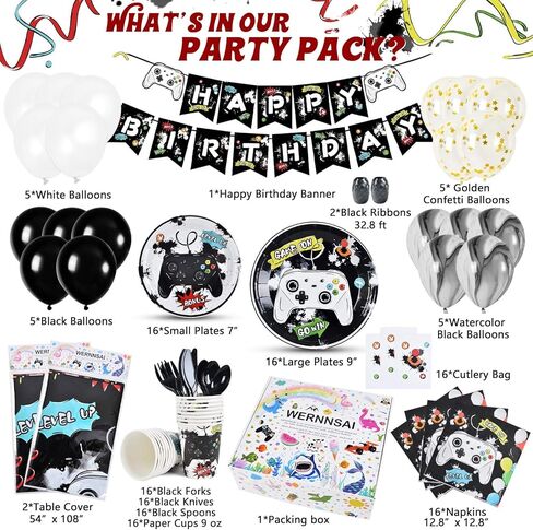 WERNNSAI Dinosaur Party Supplies Set - 137 PCS Watercolor Dinosaur Birthday Party Decoration for Girls Party Banners Balloons Plates Cups Napkins Tablecloth Cutlery Bags Tableware Set Serves 16 Guests in Kuwait