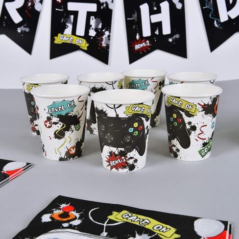 WERNNSAI Dinosaur Party Supplies Set - 137 PCS Watercolor Dinosaur Birthday Party Decoration for Girls Party Banners Balloons Plates Cups Napkins Tablecloth Cutlery Bags Tableware Set Serves 16 Guests in Kuwait