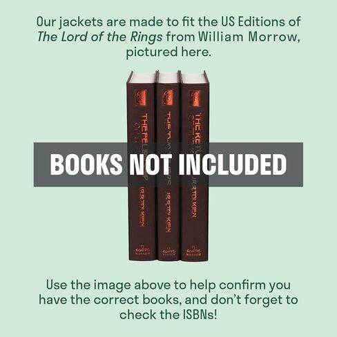 كتب جونيبر - ثلاثية سيد الخواتم - أغلفة كتب مخصصة لمجموعة كتب LOTR المكونة من 3 مجلدات - J.R.R. تولكين - الكتب غير متضمنة in Kuwait
