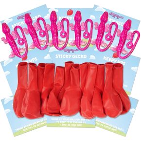 36 Pcs Party Favors, Sticky Gecko, Keep Uping Balloon Party Favors for Blue Paw Dog Birthday Party Favors Decorations for Girls, Family Party Games