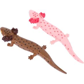 TOYANDONA 2pcs Salamander Model Toy Simulation Salamander Ornaments Garden Decoration Desktop Adornment Salamander Figurine Desk Salamander Models Garden Salamander Statue Home Decor Plastic