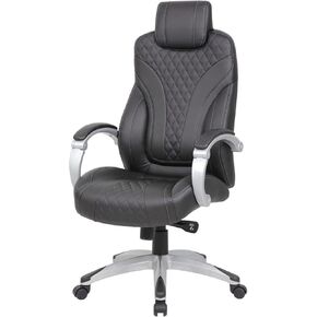 Boss Executive Hinged Arm Chair - Black (B8871-BK)