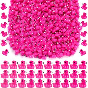 100pcs Mini Flamingos - Cute Tiny Pink Flamingos to Hide for Garden Lawn, Tiny Resin Animals for Cake, Yard, Fairy Garden, Dollhouse, Landscape and Crafts