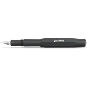Kaweco SKYLINE SPORT Fountain Pen Macchiato I Premium Fountain Pen for Ink Cartridges I Exclusive Fountain Pen 13 cm I Nib: M (Medium)