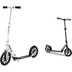 Razor A6 Kick Scooter for Kids Ages 8+ - Extra-Tall Handlebars & Longer Deck, 10" Urethane Wheels, Anti-Rattle Technology, for Riders Up to 220 lbs