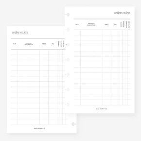 Mini Happy Planner Online Orders Planner Insert Agenda Refill for 7-Discs Notebook 4.6 x 7