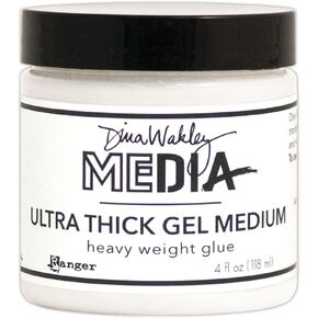 Ranger Medium 4 oz Dina Wakley Media Ultra Thick Gel, Multicolor