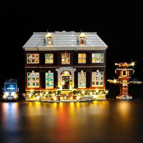 BrickSoul Led Light Kit for Home Alone Lego Set, Compatible with 21330 Lego Building Set Lego Light Kit, Light Up Legos Home Alone - NO Lego Blocks Set (Classic Version)