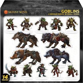 D&D-Compatible Miniatures for Dungeon Masters - DND 2D Miniatures Double Sided Graphics - DND Miniatures Made of Durable Acrylic & Unique Designs