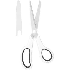 4 Pack Scissors All Purpose for Office, Home, School, and Crafts - 8.5" Heavy Duty Office Scissors With Cover