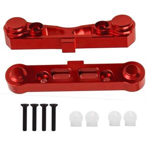 Aluminum Composite Suspension Mount Set for Arrma 6S Typhon Kraton Notorious 6S Felony Infraction V2 Limitless Mojave Tailon 6S BLX 1/8 Fixing Arm Upgrades Part (Red)
