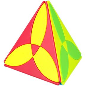 Willking Clover Pyramid Magic Cube 3 Leaf Tetrahedron Puzzle Cubo Magico Educational Toys Stickerless