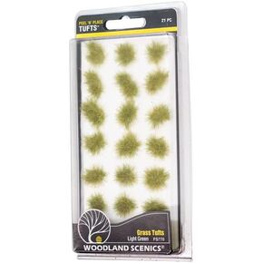Woodland Scenics Tufts GRN, Light Green Grass
