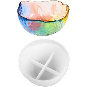 Bowl Silicone Molds, Big Resin Bowl Mold Plant Tray Molds, Large Fruit Bowl Plant Stand Mold, Salad Container Round Rolling Tray Molds, Plate Flower Pot Jewelry Storage Epoxy Casting Mould