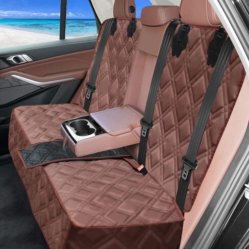 njnj Backseat Cover for Dogs in Car,Dog Hammock for Car,Truck Seat Cover for Dogs,Car Seat Protector for Dogs,Hard Bottom Car Seat Cover for Dogs,Dog Mat for Car in Saudi Arabia