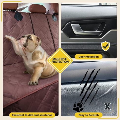 njnj Backseat Cover for Dogs in Car,Dog Hammock for Car,Truck Seat Cover for Dogs,Car Seat Protector for Dogs,Hard Bottom Car Seat Cover for Dogs,Dog Mat for Car in Saudi Arabia
