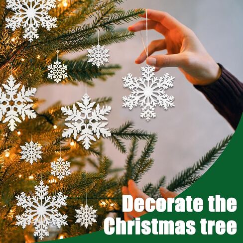 hatisan 115Pcs Christmas Pine Cones Berry Pine Branch Set White Christmas Decorations for DIY Crafts Home Xmas Tree Gift Party Supplies, Assorted Sizes in Saudi Arabia