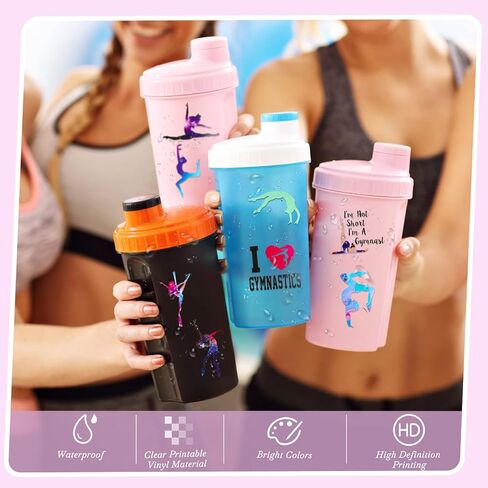 100 ورقة من Riakrum ورق لاصق شفاف قابل للطباعة للطابعة النافثة للحبر مقاس 8.5 × 11 بوصة ورق لاصق شفاف مقاوم للماء بحجم حرف لاصق ملصقات شفافة للطابعة النافثة للحبر تجف بسرعة تحمل الحبر بشكل كبير in Kuwait