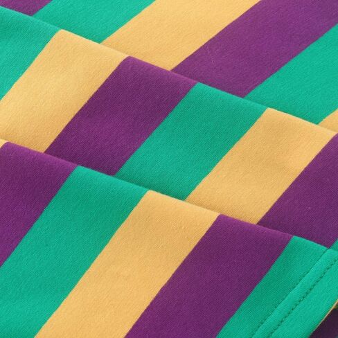 تيشيرتات صيفية للفتيات من Spring&Gege بأكمام قصيرة مخططة بألوان متعددة بلوفر بياقة دائرية عصرية وبلوزة غير رسمية (5-14 سنة) in Kuwait