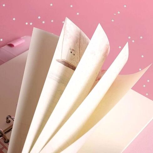 Leadigol A6 Lined Refill Paper, 80 Sheets Loose Leaf Binder Paper for 6-Ring Binders,A6 Lined Notebook Paper,Journal Writing Paper,Planner Inserts Paper Refill in Saudi Arabia