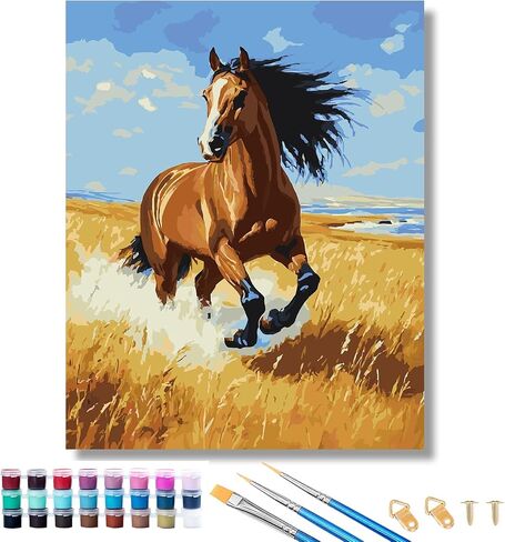 Paint by Numbers Kit for Adults - Bird Acrylic Painting on 16x20 Inch Canvas for Home Wall Decor and Gift in Saudi Arabia