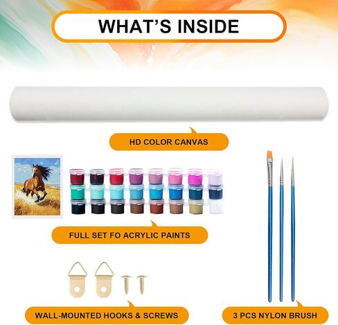 Paint by Numbers Kit for Adults - Bird Acrylic Painting on 16x20 Inch Canvas for Home Wall Decor and Gift in Saudi Arabia