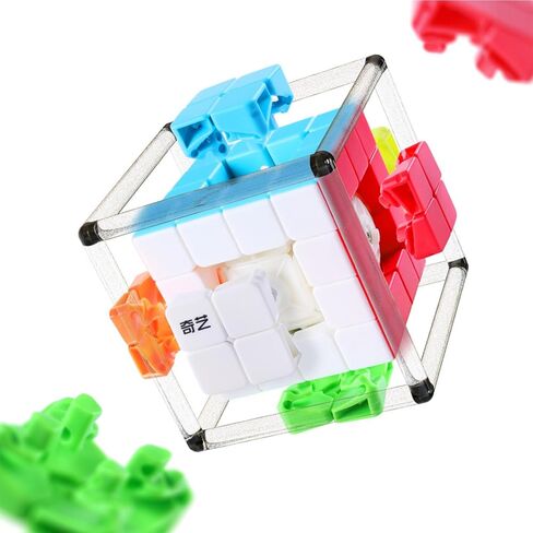 QYTOYS Speed Cube 2x2x2,Stickerless Original Magic Cube Puzzle Toy Size 50MM/1.96In,QYTOYS QIDIS Cube,Easy Turning & Smooth Play Durable Puzzle Cube Toy,Magic Square Cube Classic ABS Colourfull Cube in Kuwait