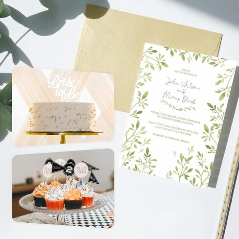 Heavy Weight 110lb Cardstock White Certificate paper, Goefun 24 Pack White Card Stock 8.5x11 for Cards Making, Office Printing, Paper Crafting in Kuwait