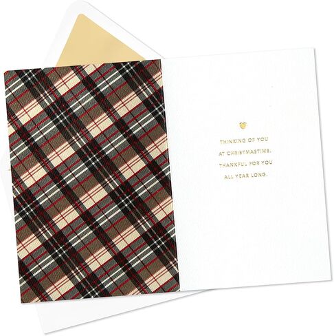 Hallmark Signature Christmas Card (Thankful All Year Long) in Saudi Arabia