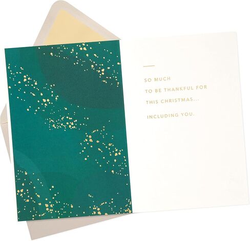 Hallmark Signature Christmas Card (Thankful All Year Long) in Saudi Arabia