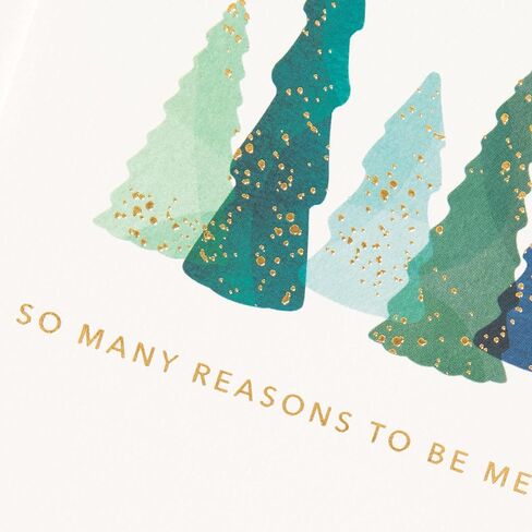Hallmark Signature Christmas Card (Thankful All Year Long) in Saudi Arabia