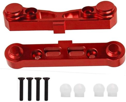 Aluminum Composite Suspension Mount Set for Arrma 6S Typhon Kraton Notorious 6S Felony Infraction V2 Limitless Mojave Tailon 6S BLX 1/8 Fixing Arm Upgrades Part (Red) in Kuwait